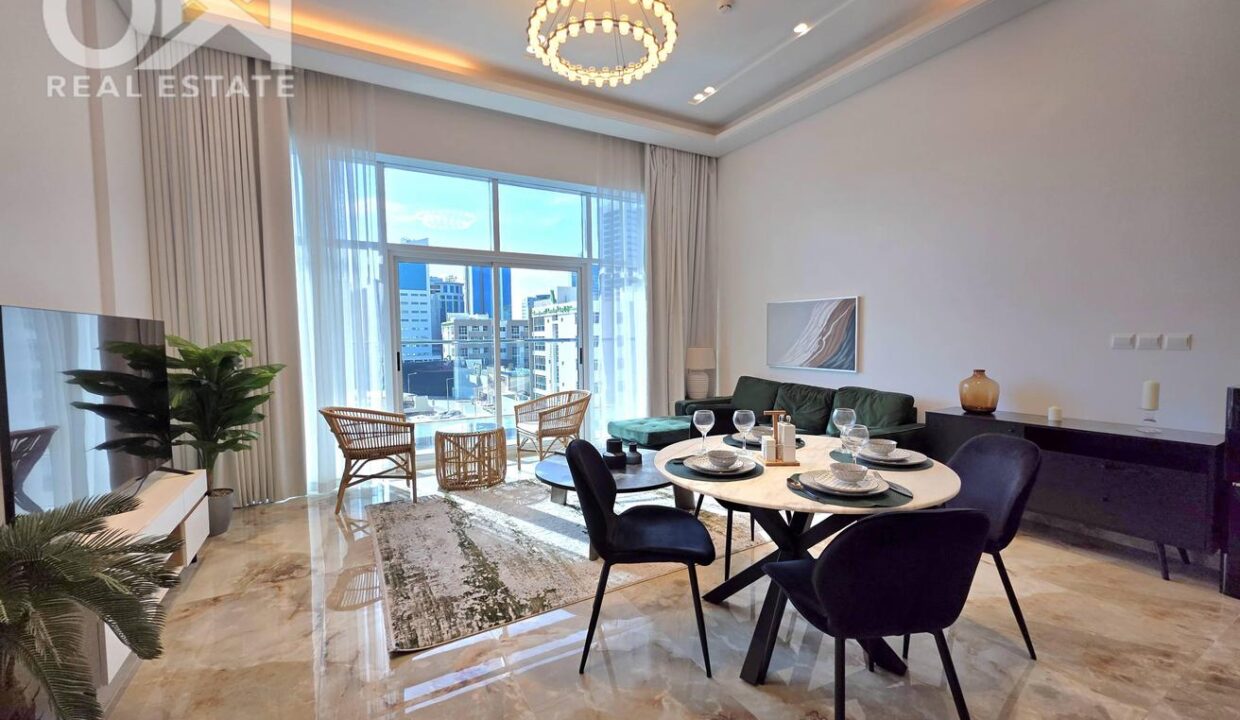 Modern 1BR + Balcony | Inclusive | Seef | Bright