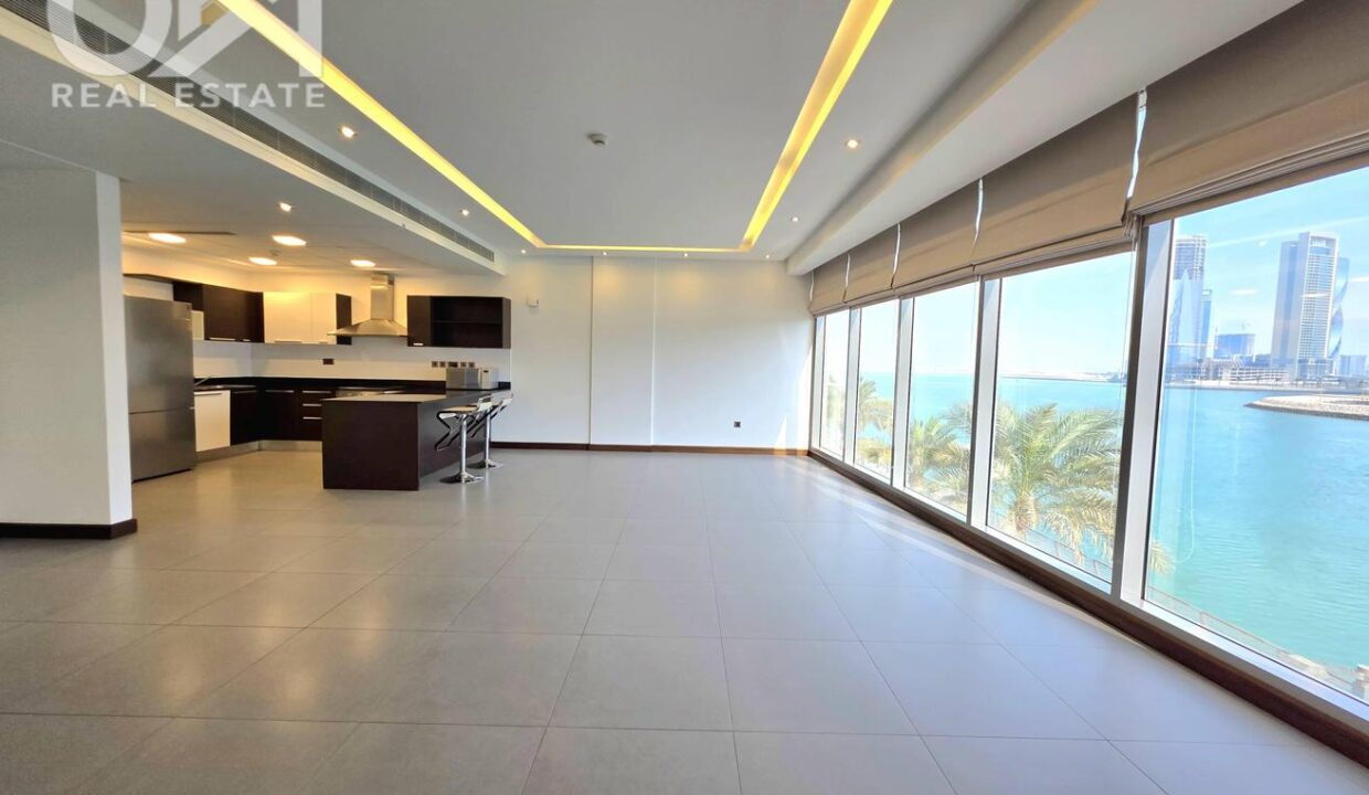 2BR Semi-Furnished Sea View in Reef Island