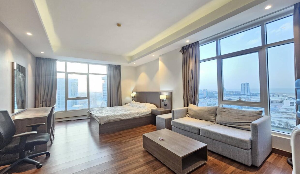 Upgraded Studio | City & Sea Views | Walk to Dana