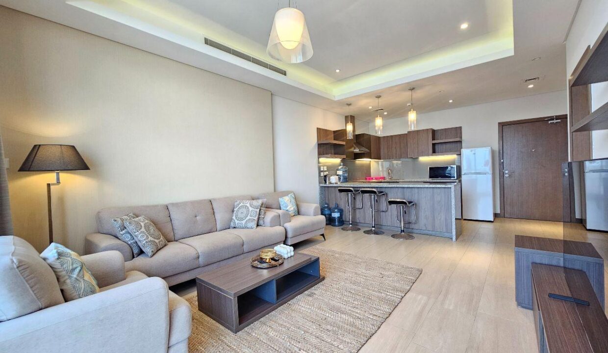 Luxury 1BR Apartment | Sea & City Views | Balcony